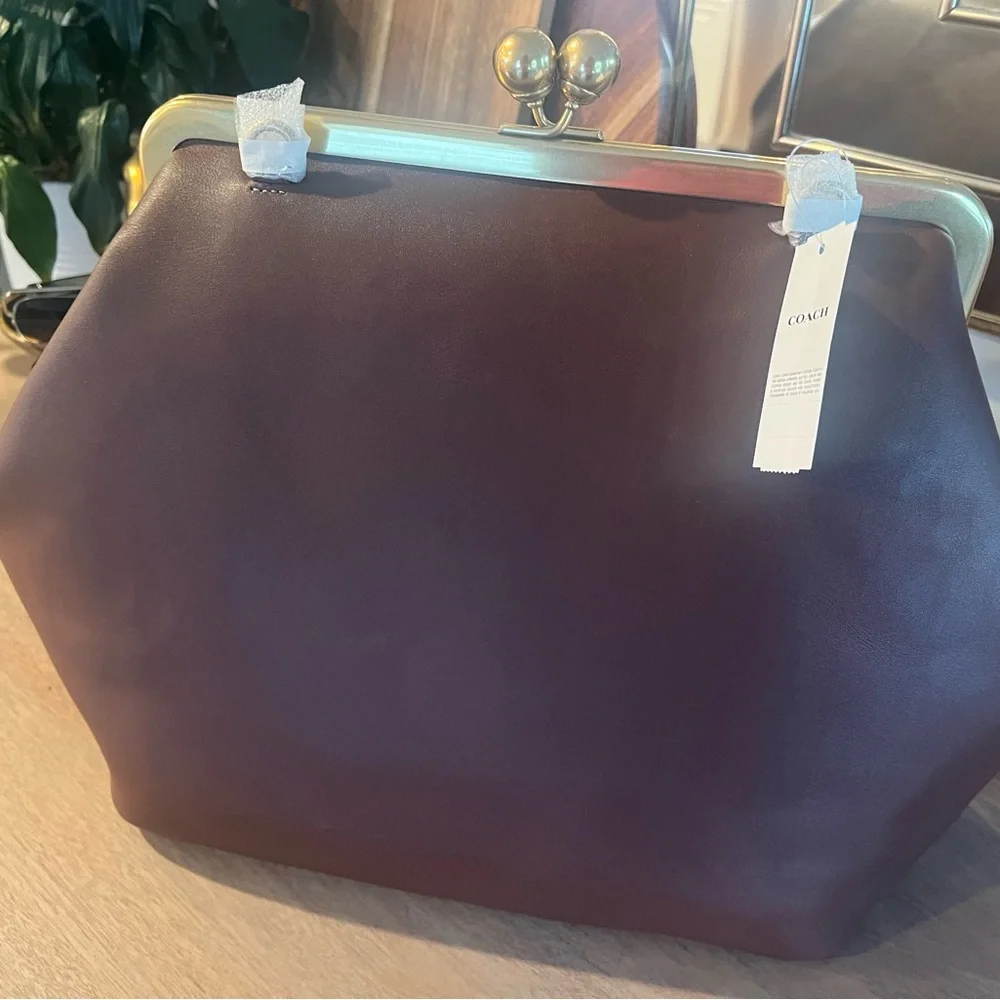 Coach Large Kisslock Frame Bag - Picture 4 of 7